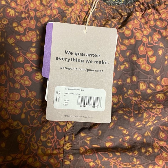 Patagonia baggies size medium outdoors 5 in adventure athletic hiking running - Picture 3 of 4